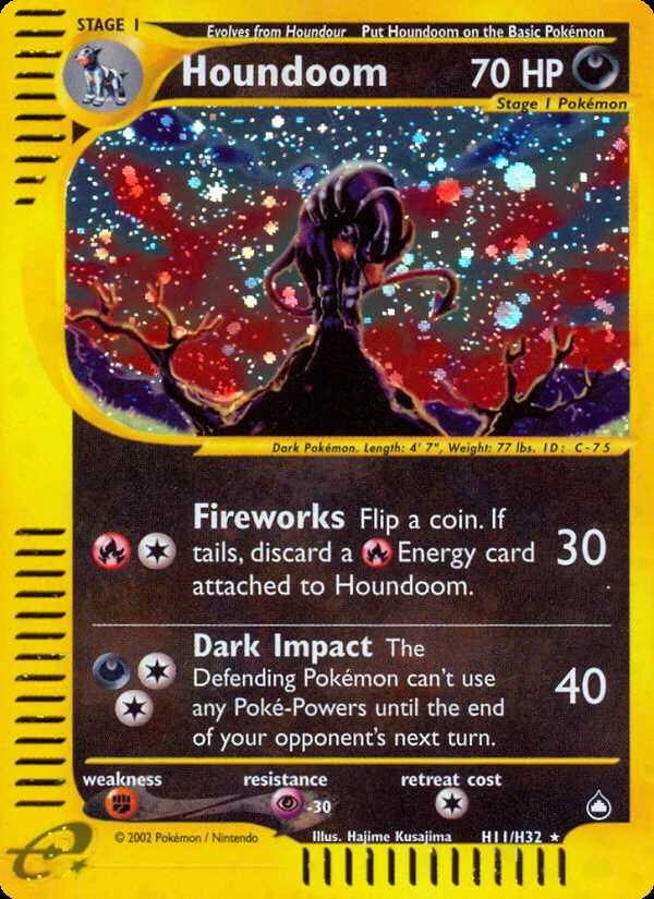 Houndoom — English Aquapolis