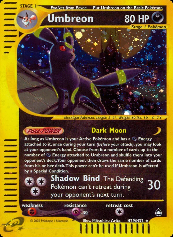 Umbreon — English Aquapolis