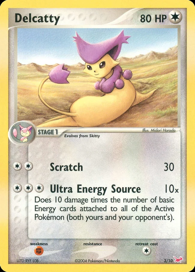 Delcatty — English EX trainer Kit (Latias)