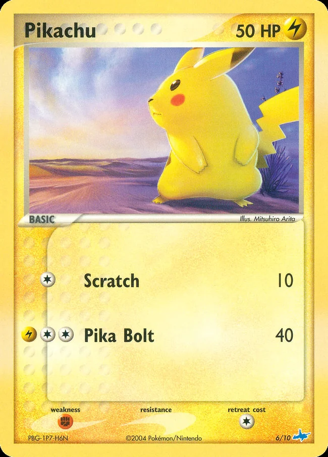 Pikachu — English EX trainer Kit (Latios)